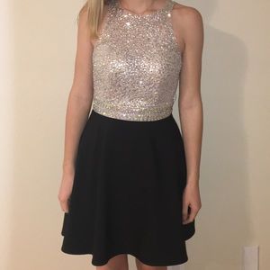 Short Sequin Prom Dress